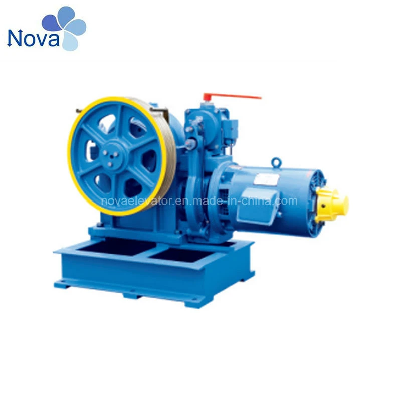 Modern 6 - 10 Nova Elevator Parts Geared Traction Machine