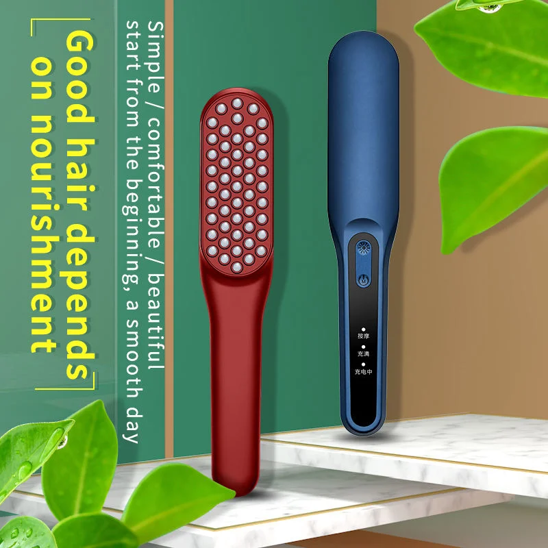 Beauty Massage Hair Care Electric Laser Red Blue Light Anion Comb Anti Hair Loss Comb Massage Brush