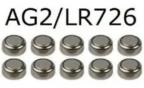 High quality/High cost performance  Primary 0% Hg Battery AG2 Lr59 197 Lr726 106 1.5V 28mAh Alkaline Button Coin Cell Battery for Watch/Lightings/LED Light