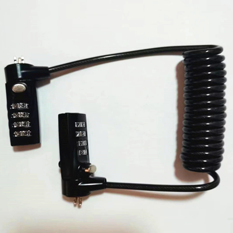 Two Head Laptop Lock, Two Combination Head Computer Lock, Two Head HP Lock, PC Lock, Al-7502