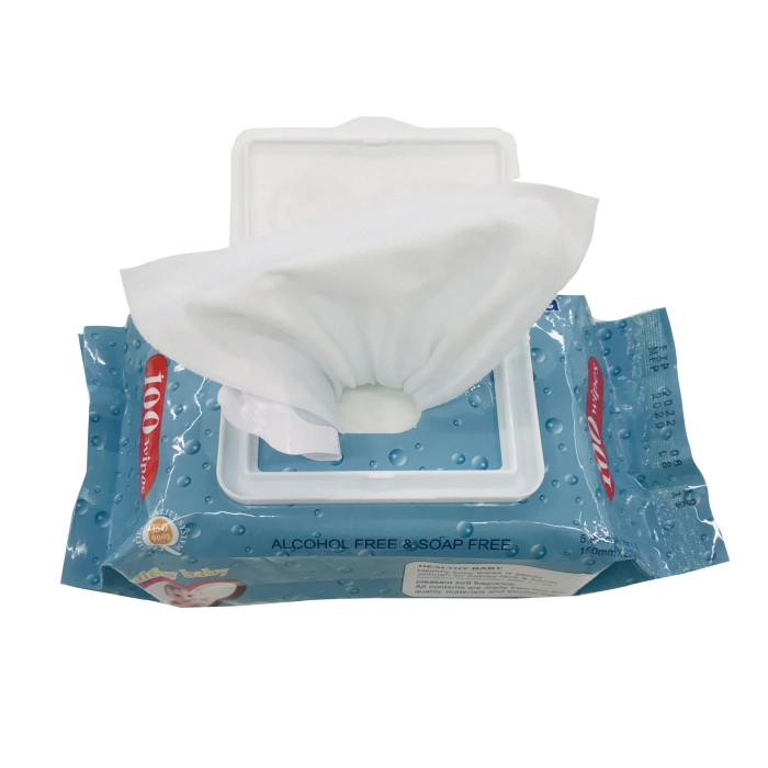 Hot Sell Disposable Face Clean Napkins for Baby Child Spunlace Material Facial Towel OEM 80PCS Factory Wholesale/Supplier