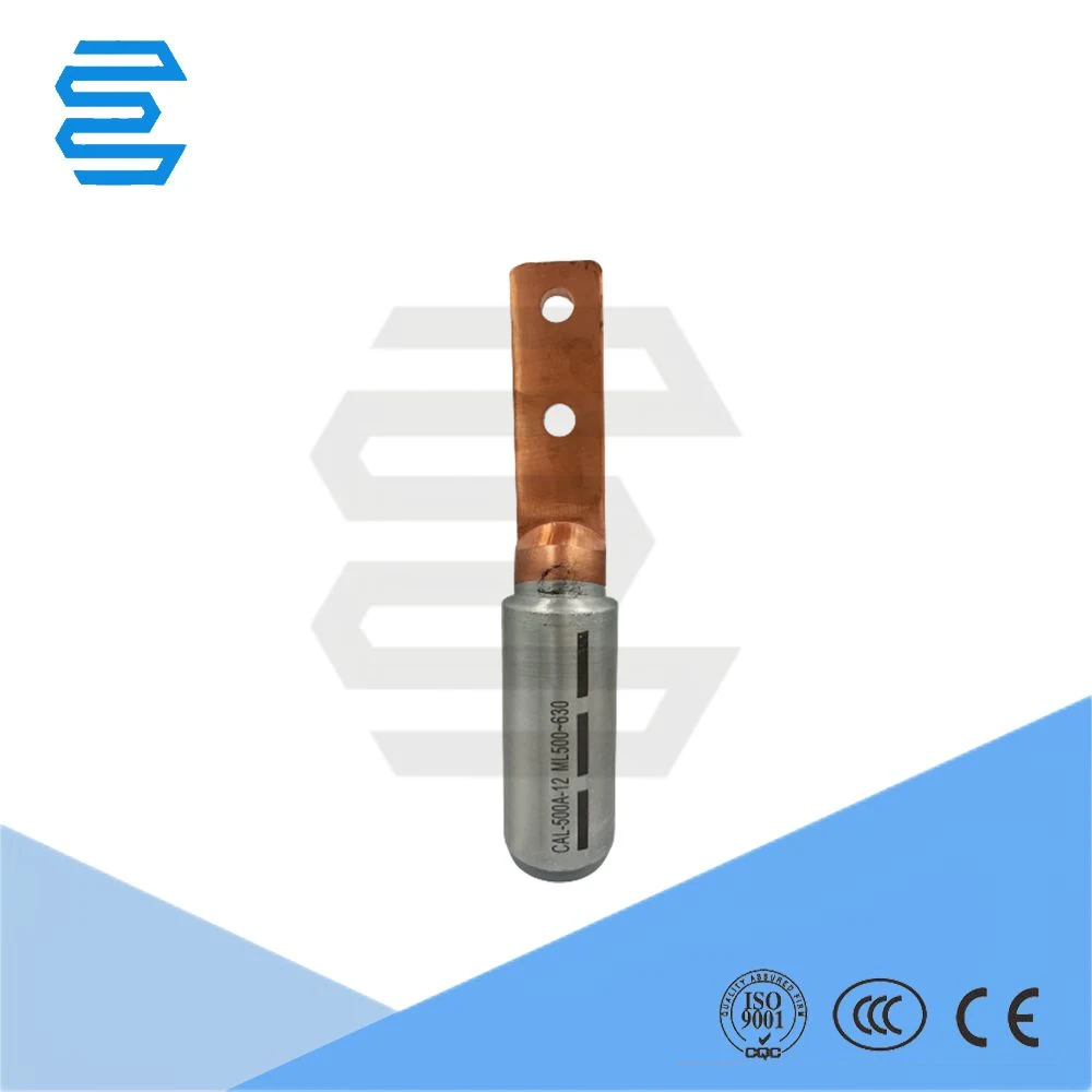 Dtl Copper and Aluminum Electrical Connectors Bimetallic Copper Cable Lug Size