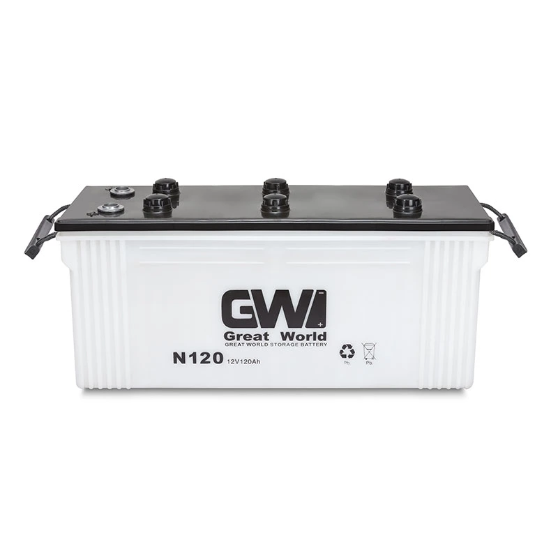 China proveedor de baterías de almacenamiento de la venta directa Gw 12V 120AH N120 de la batería de carga seca 120Ah batería de coche de automoción