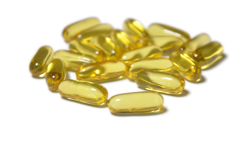 Capsules de gel souple à l'huile de poisson Omega-3 EPA&amp;DHA avec Vegen de poisson Gélatine Shell