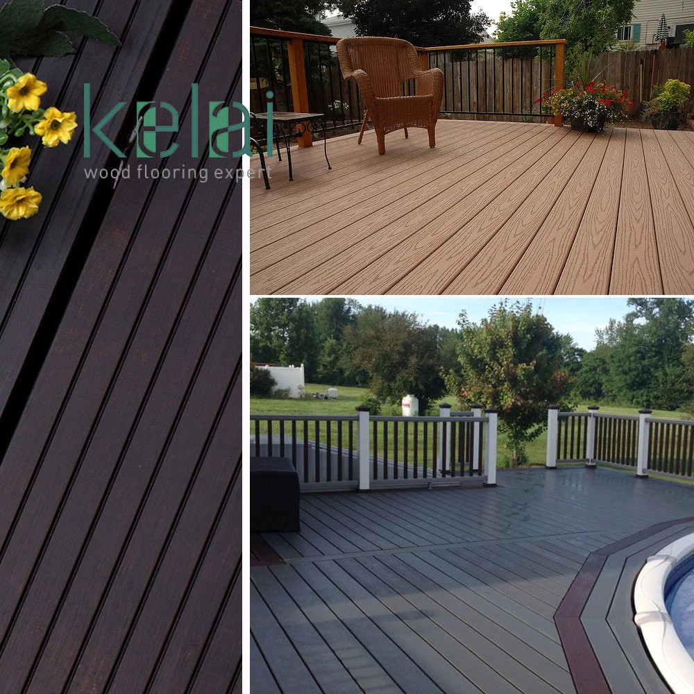 Factory Wholesale/Supplier Outdoor WPC Wood Plastic Composite Decking Board Garden Decking Products New WPC 2023