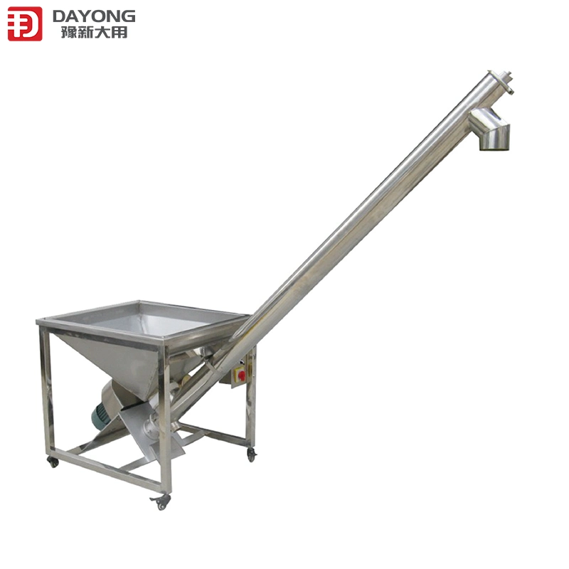 304 Stainless Steel Screw Conveyor Is Used to Conveyor Coffee