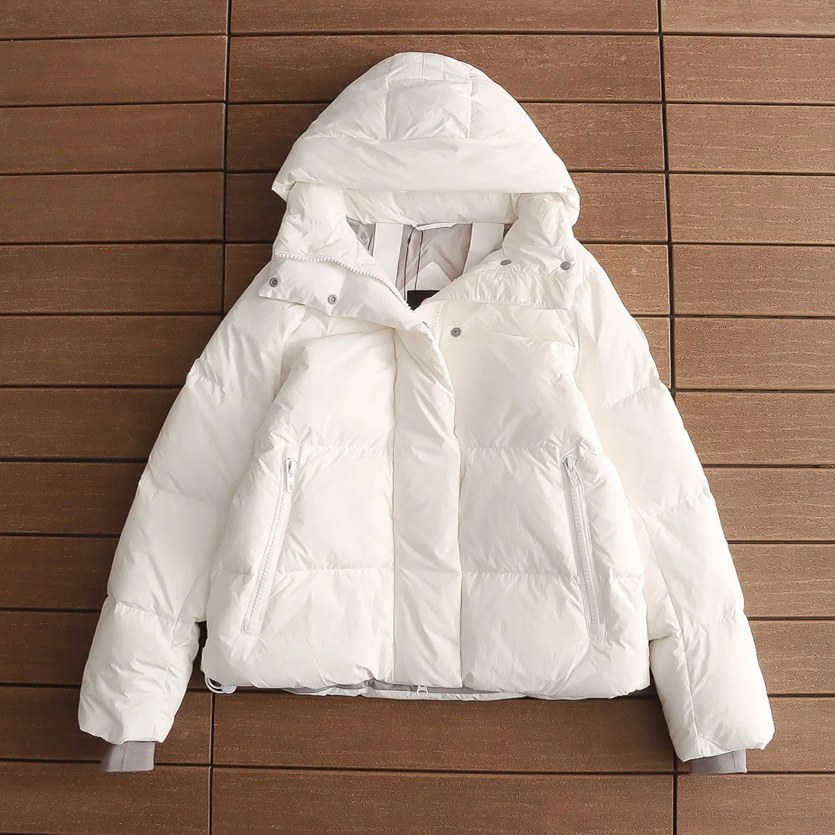 Melhor qualidade Moda Promocional brilhante Inverno Coat Men Puffer para baixo Blusão Custom Puffer