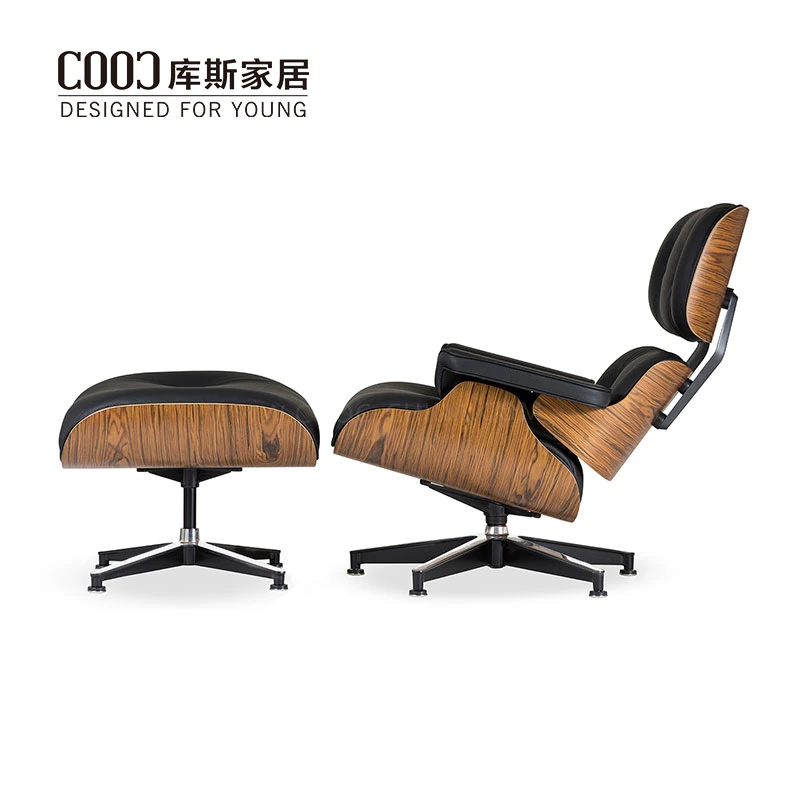 Replica Modern Leisure Office Luxury Single Chair Leather Midcentury Living Room Swivel Lounge Chair