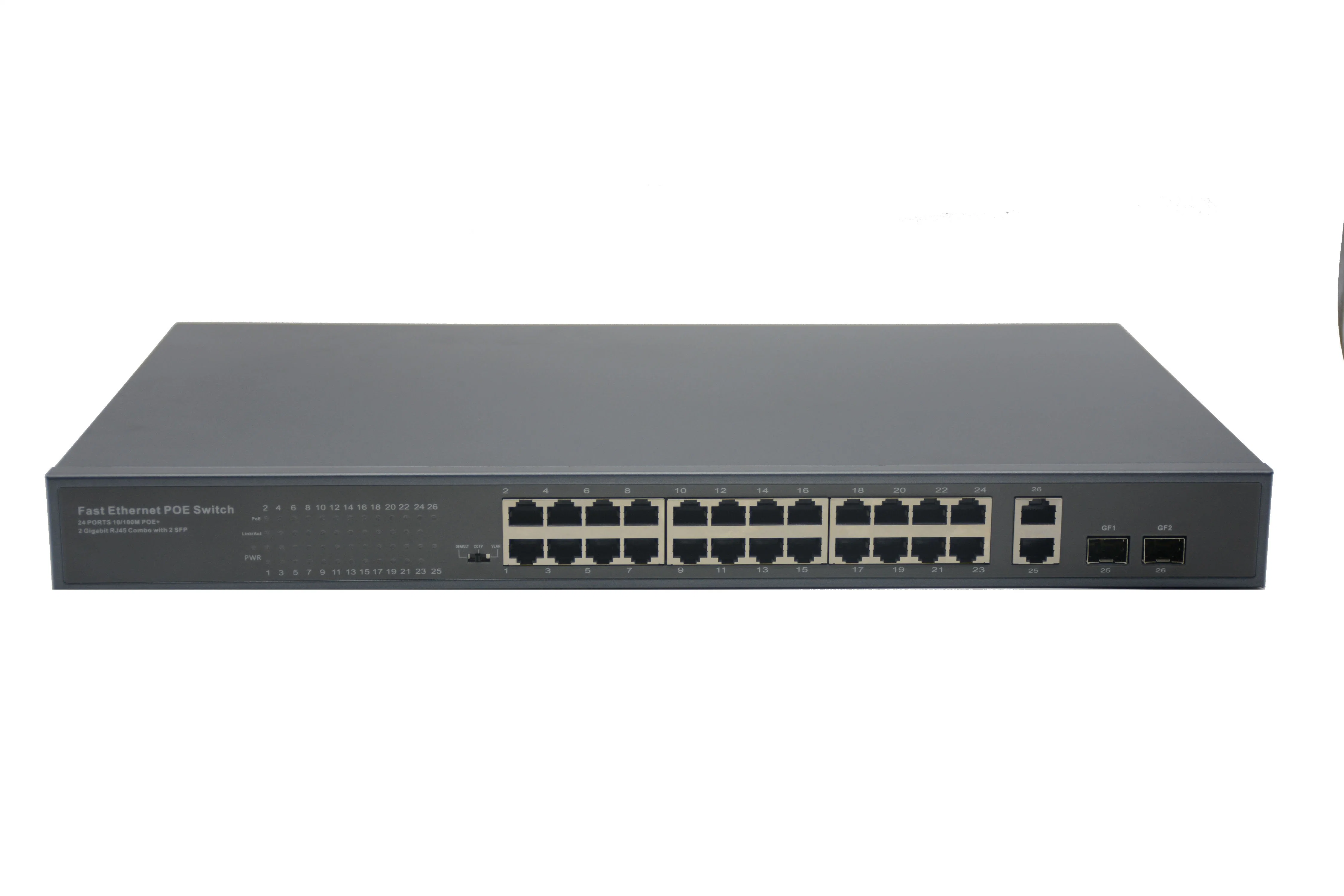 Huawei estilo Poe 24 puertos Giga +2 +2 puerto SFP Combo de alta potencia 300W de más de 100 Mbps Fast Ethernet Switch