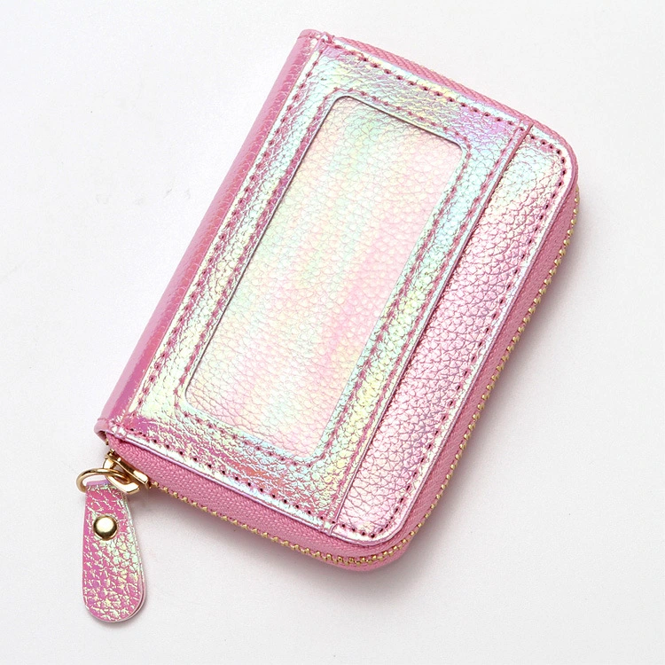 Shining PU Multi Function Card Holder