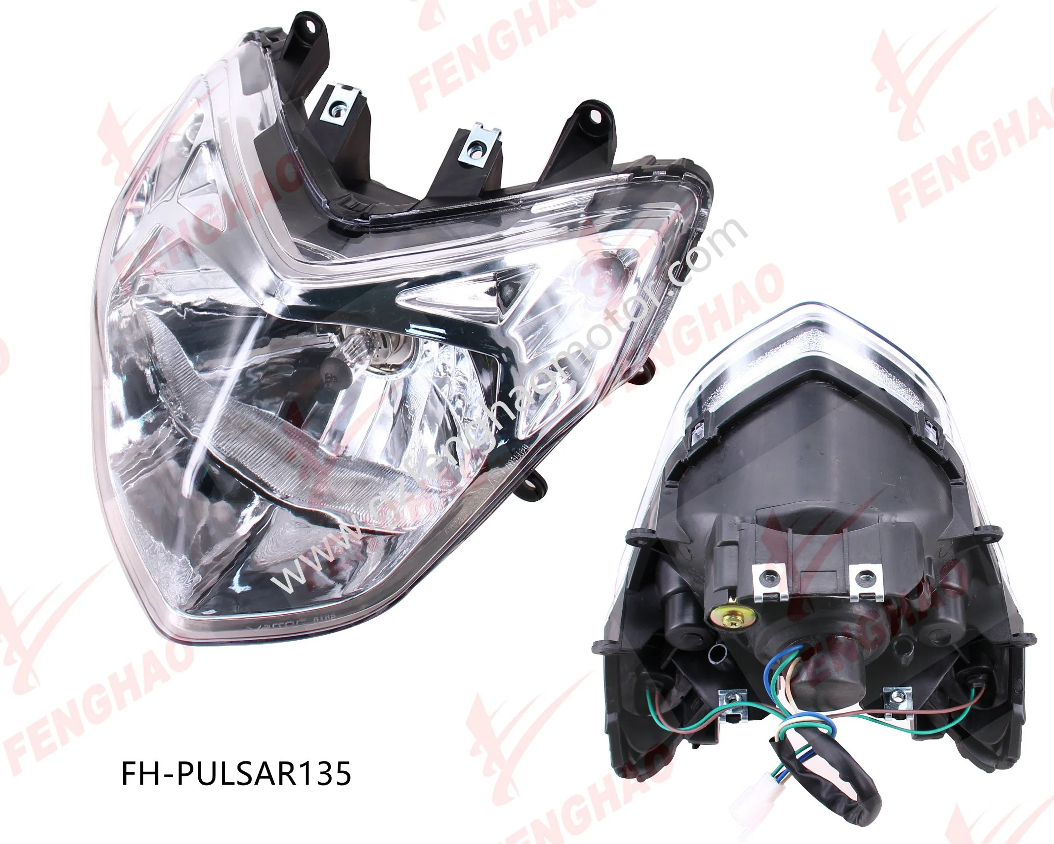 Top Popular Motorcycle Spare Part Headlight Headlamp Bajaj180/Pulsar135/Pulsar200ns