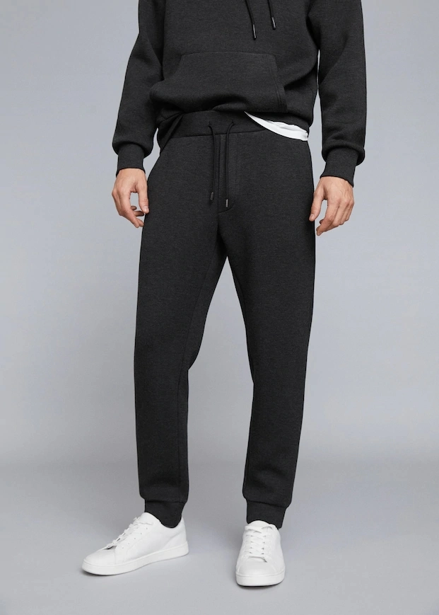 Textured Jogger Sustainable Cotton Jogger Soft and Comfort Breathable Trousers