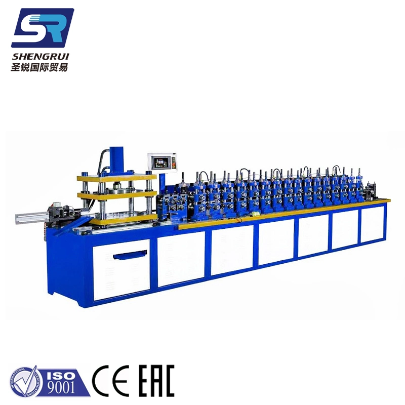 Fully Automatic Metal Frame C Z U Purlin Channel Stut Profile Cold Drawn Roll/Rolling Making Forming Machine