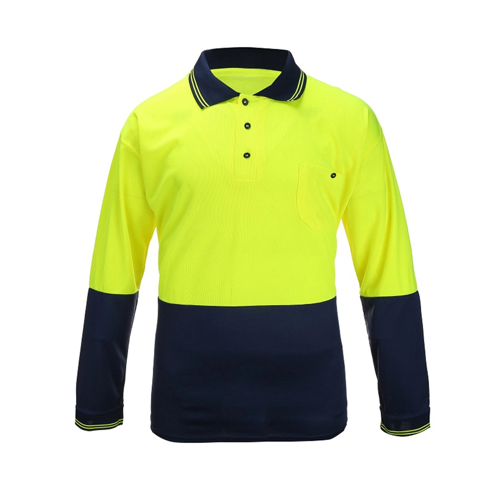 Breathable High Visibility Workwear AS/NZS Safety Product Reflective Shirts