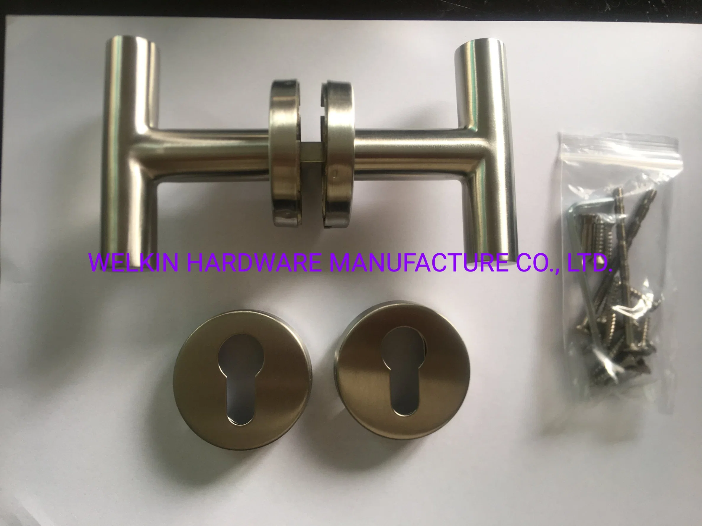 Popular Window and Door Accessories T Style Stainless Steel Lever Handle