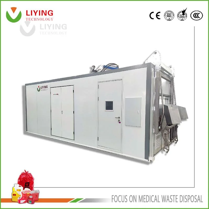 Medical Waste Management Facility Disposal with Microwave Disinfection System Hospital Waste Sterilizer