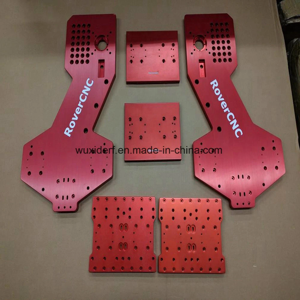 Liga de alumínio de moagem de usinagem CNC Placa de Montagem Elétrica