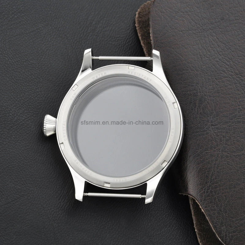 42mm Silver 316L Stainless Steel Wrist Watch Case