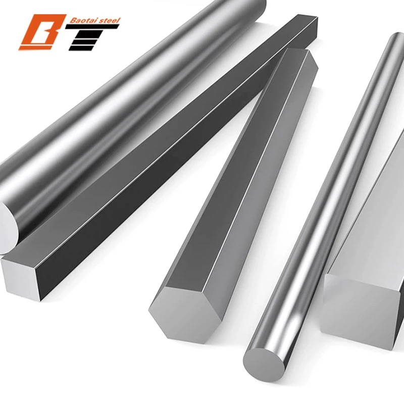 Custom ASTM 201 202 304 304L 310S 309S 316 321 904L 2205 5083 Metal Rod 6mm Hexagonal/Flat/Rectangular/Round Stainless Steel/Aluminum/Carbon/Galvanized Rod Bar