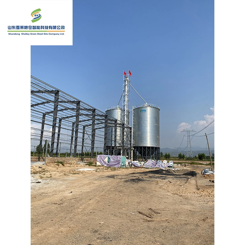 Top Quality Galvanized Grain Steel Silos Farm Corn Wheat Silos Factory