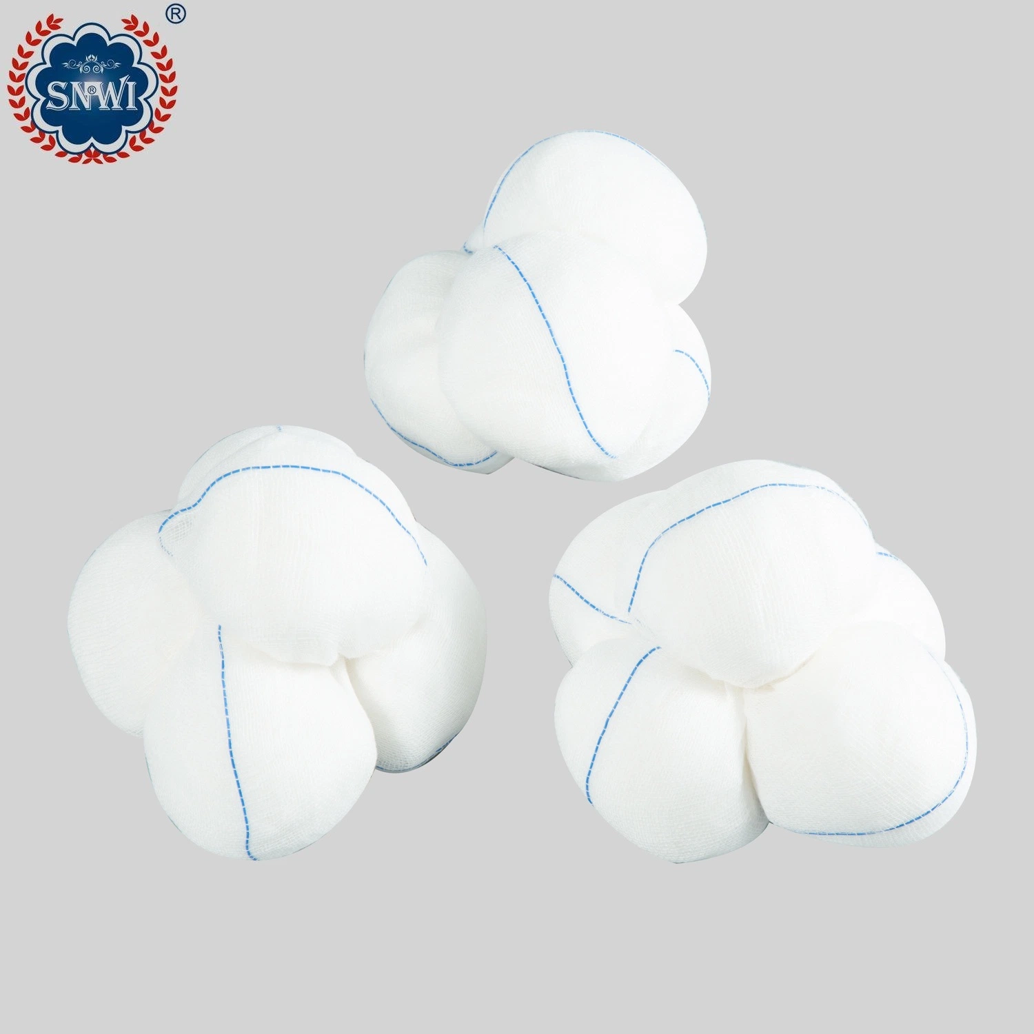 High quality/High cost performance Medical Surgical Pure Cotton Absorbent Small Peanut Sterile Gauze Balls with X-ray