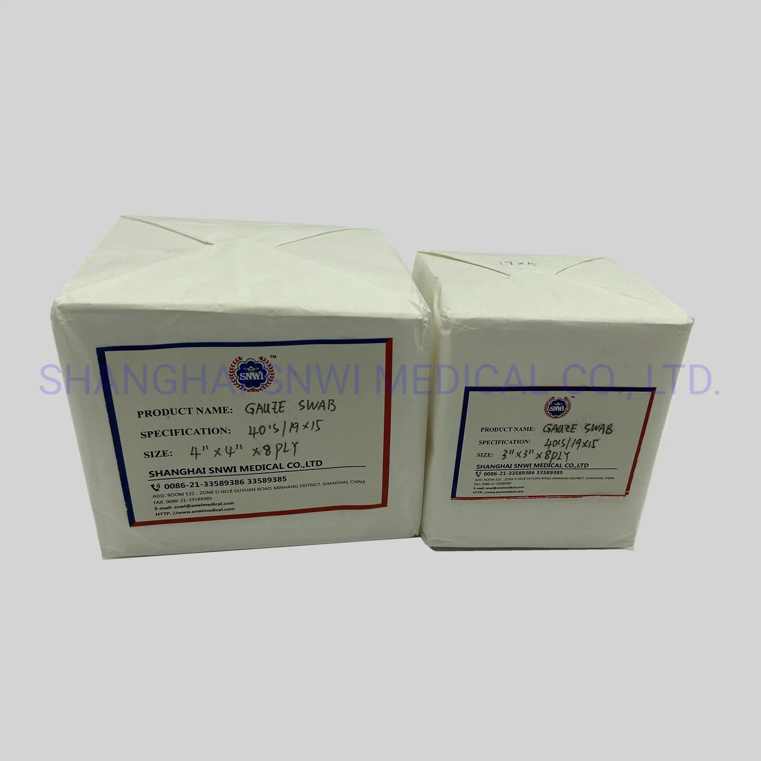 Sterilization Disinfection Medical Disposable Degreasing Gauze Swab Sheets Made in China