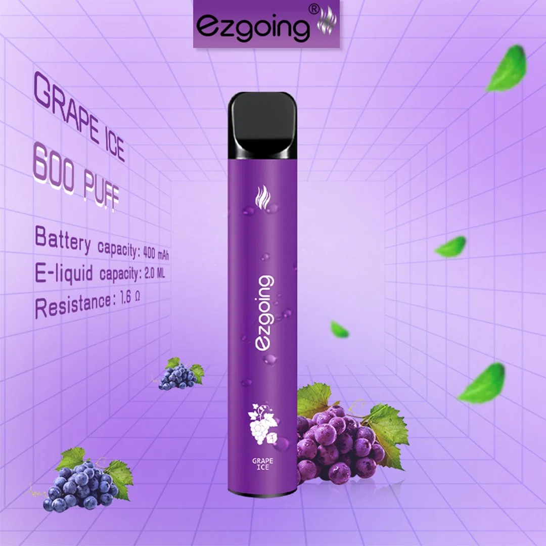 Ezgoing Cig 600 Puff 400mAh Batterie Last Long Einweg E-Zigaretten