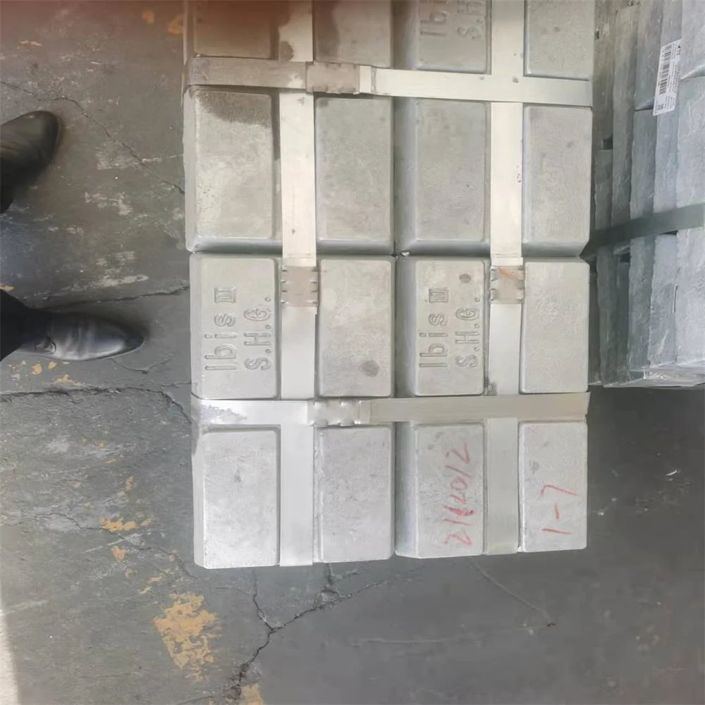 Zinc de alta pureza Ingot/Metal no ferroso Ingot Zinc 99,995