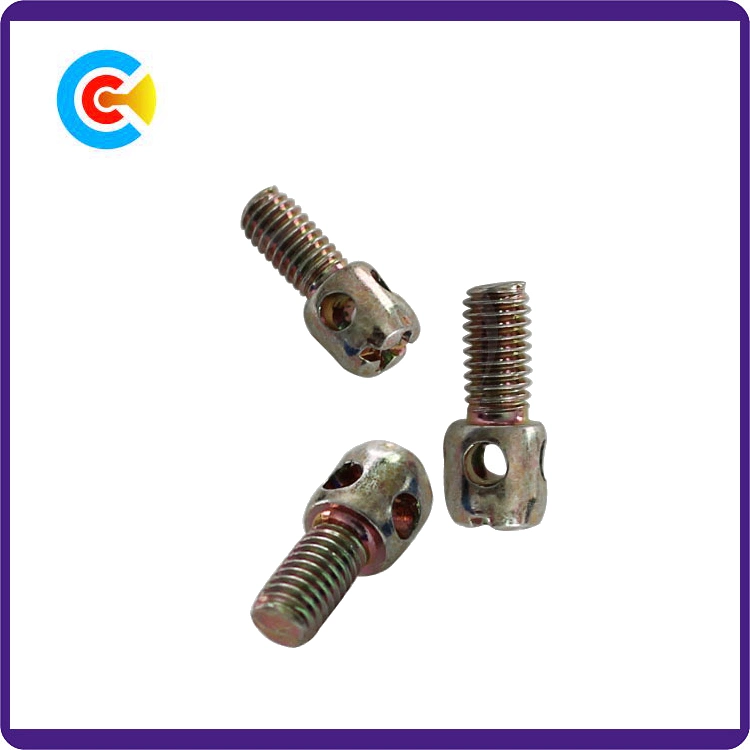 Stainless Steel Cylindrical Head Cross Seal Screws for Instrument/Aviation/Customs