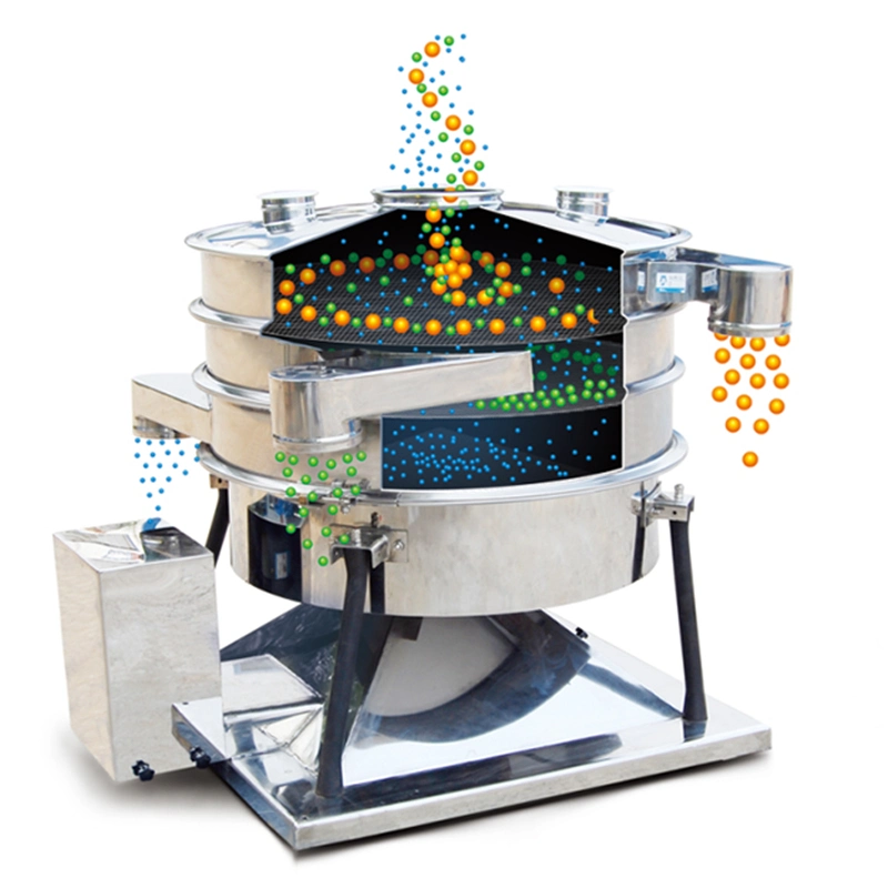 La industria de vibración basculante giratoria Xxnx multicapa de alta eficiencia de la máquina de cribado Sifter