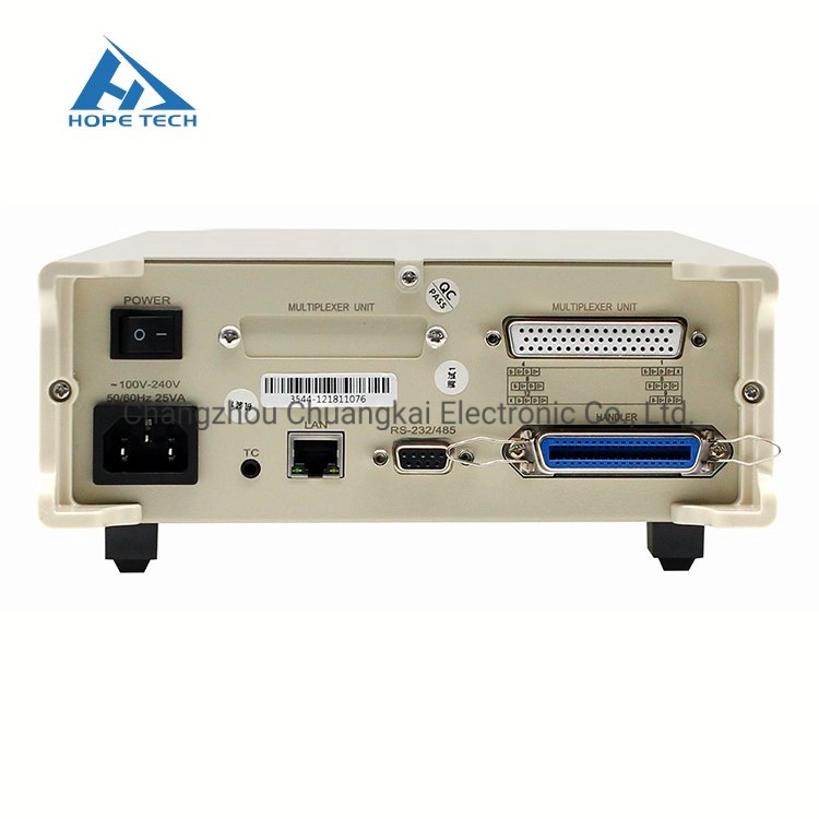 Cht3544-12h 12 canales resistencia DC Tester para medición de la resistencia DC.