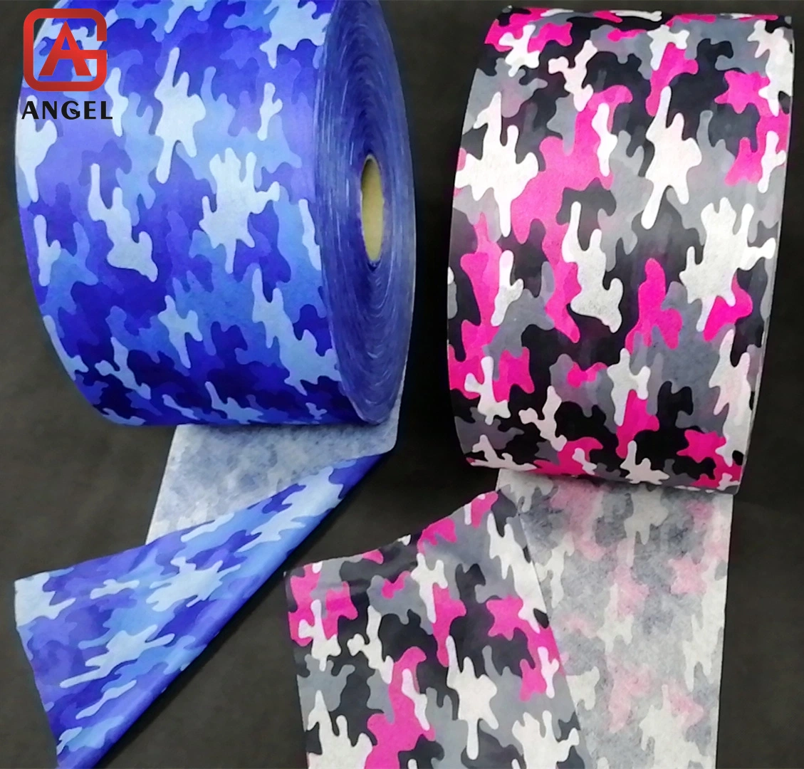 Spunlace Nonwoven for Mask Camouflage Pattern Spunlace Fabric