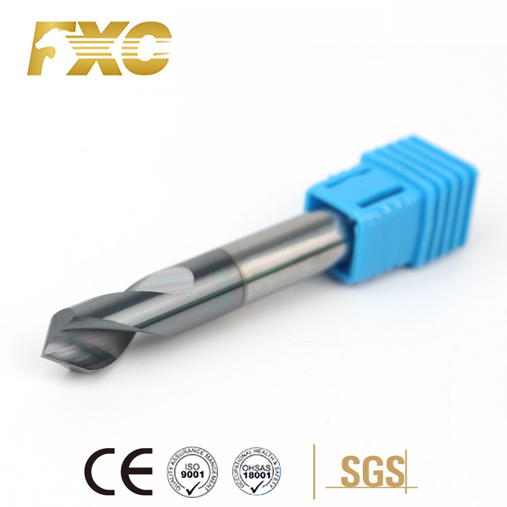 HRC55 Solid Tungsten Carbide Nc-Spotting Drills for Steel with Good Surface