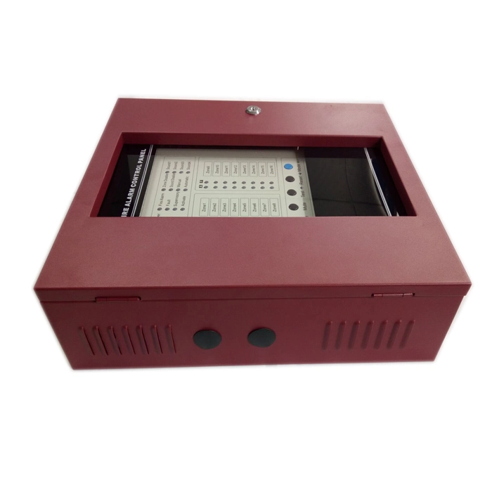 Good Quality High Sensitivity Conventional Fire Alarm Control Panel in Red