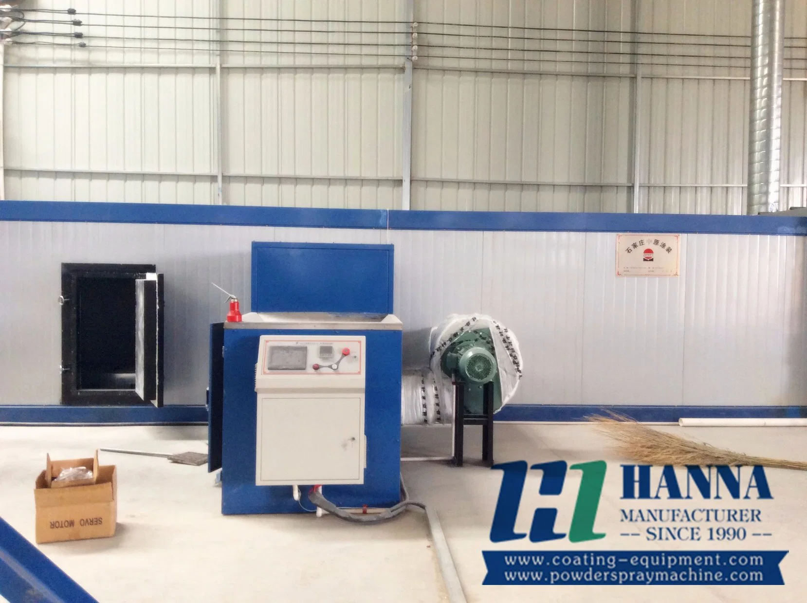 Hot Sell Powder Coating Equipment for Security Window Screening Powder Coating Line