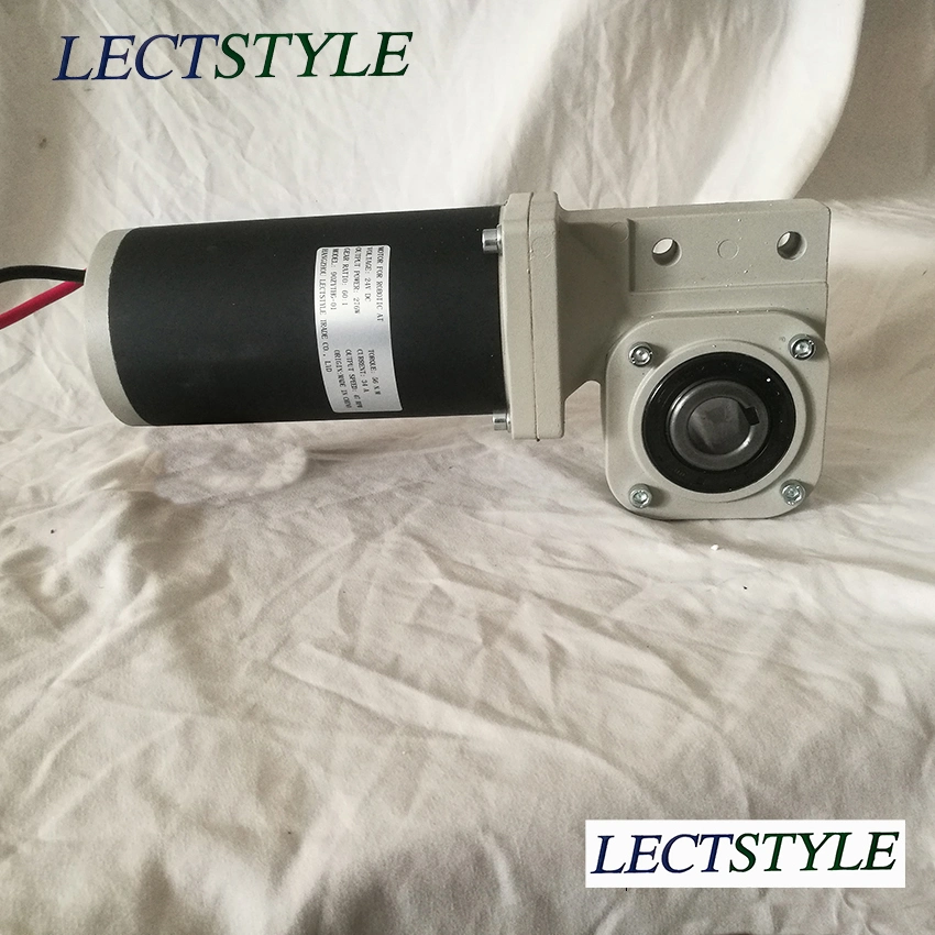 24V 30rpm 450W DC Worm Gear Motor on Rehabilitation Equipment or Drain Cleaning Machine