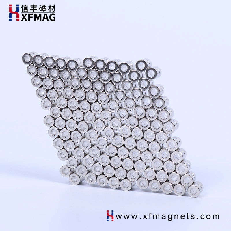 Zylinderring Sh Serie Sintered Nickel Coating Magnete Stark Permanent Neodym NdFeB Magnet