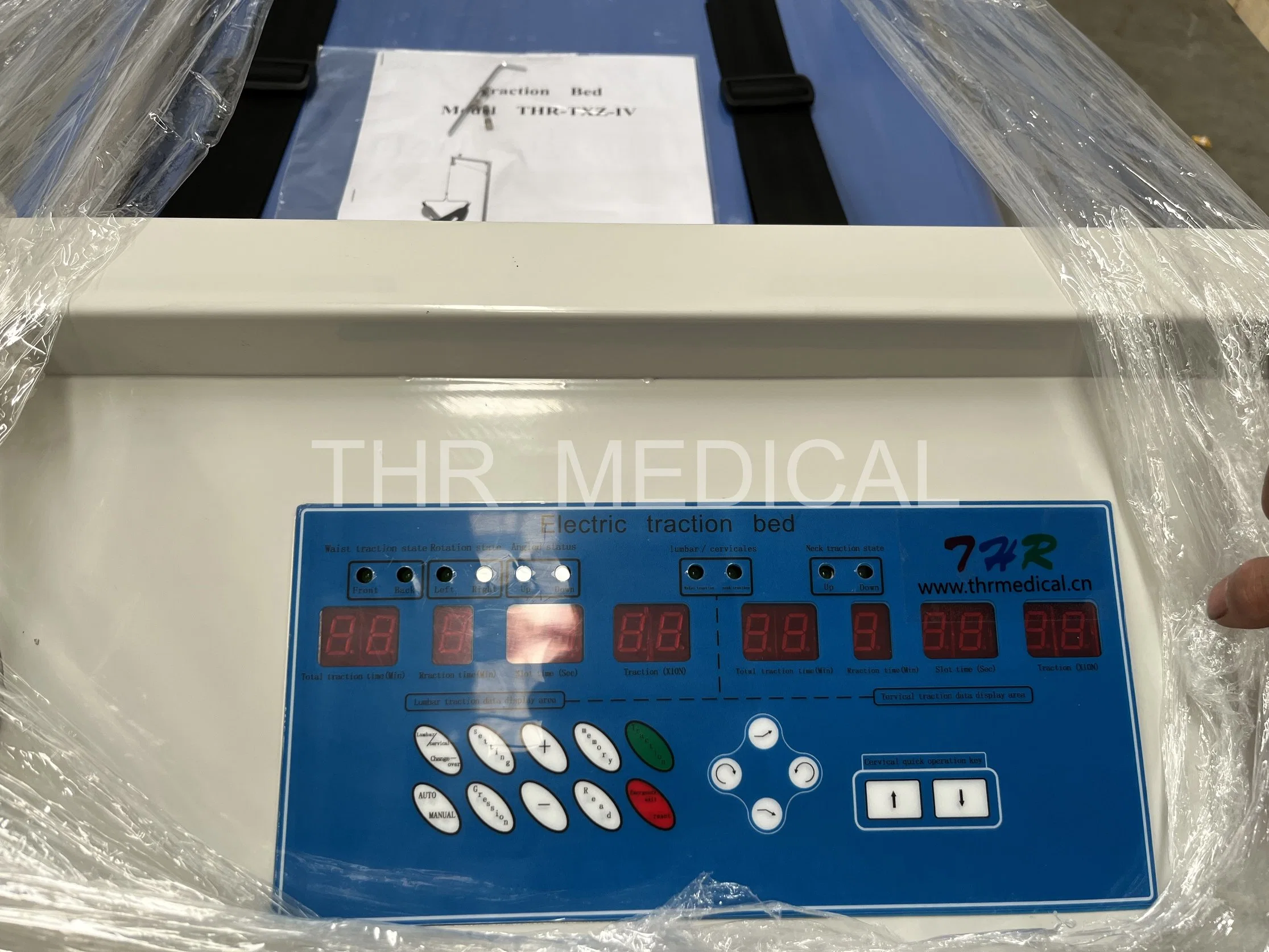 Hospital Multi-funcional Orthopaedic Traction Table cervical &amp; lombar Traction Bed