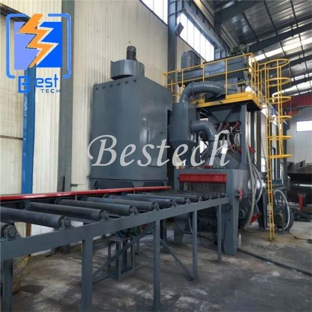 Stone Concrete Marble Paver Block Shot Blasting Machine with Dust Collector