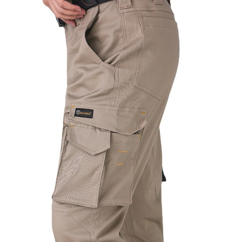 97% Cotton Cargo Jogger Pants Special Customized Logo Multi-Pocket Fuctional Cargo Pants