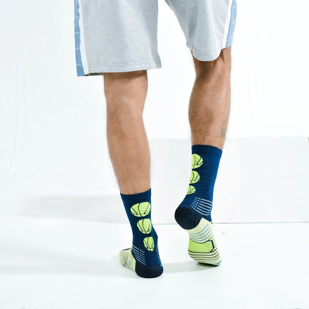 Custom Logo Man Sports Sock Plain Athletic Socks Basketball Socks