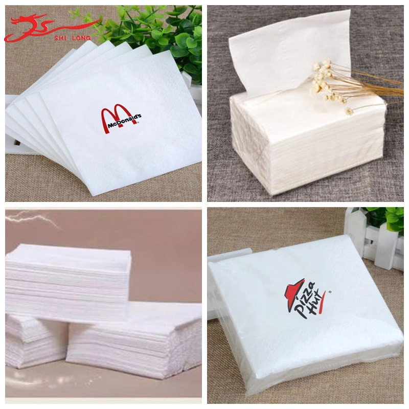 Full Automatic Folding Color Printing Napkin Tissue Paper Making Machine