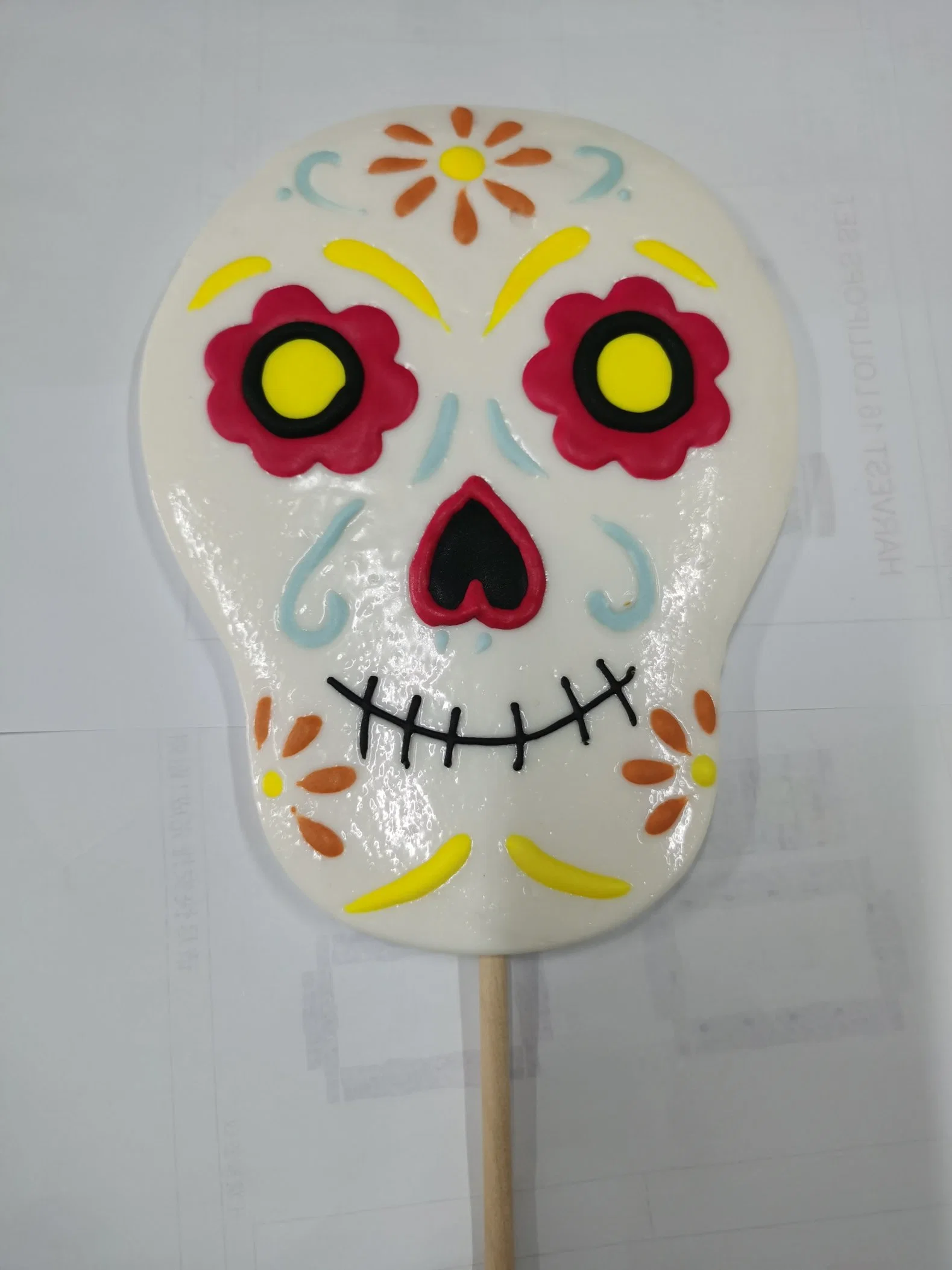 Lollipop Halloween Candy duro Candy açúcar fábrica preço frutado Doces