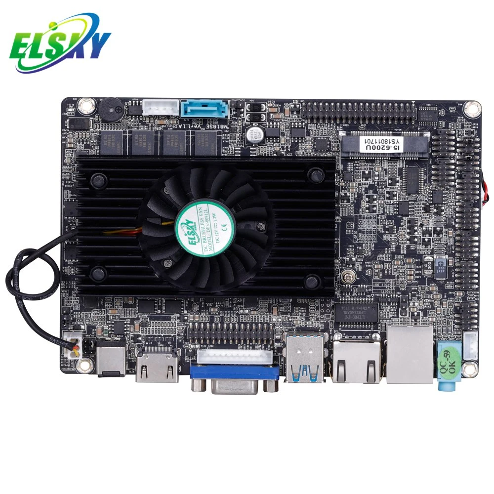 Elsky 3.5 Inches 145*100mm Extra-Thin Embedded Industrial Motherboard with CPU 7th Gen I3-7020u 7100u 7130u M818se M818SL