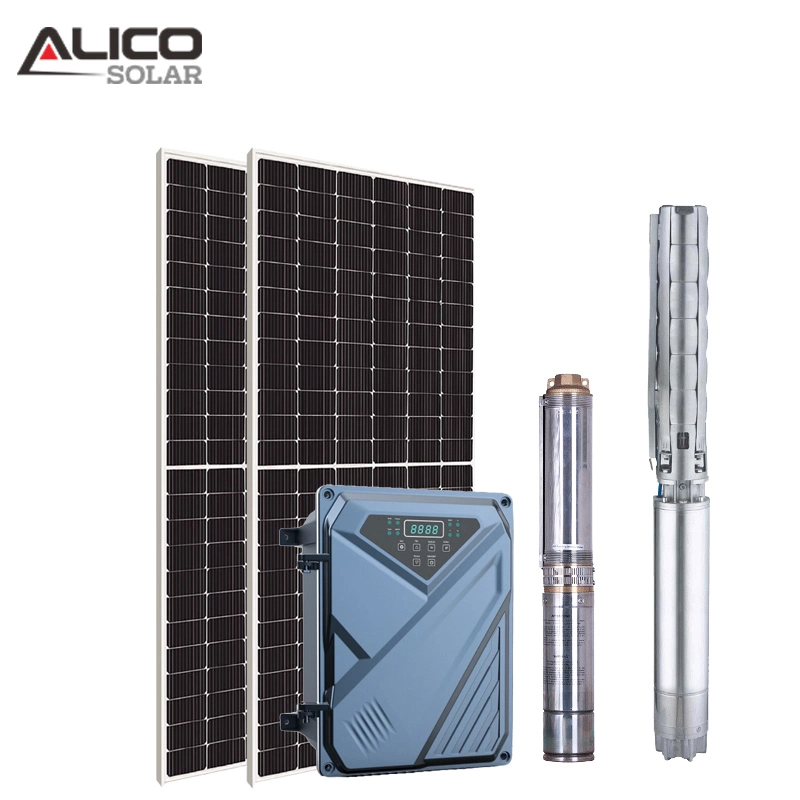 12V 24V 48V Best Sell Solar Powered Submersible Water Pump Borehole Solar Pumping Systems