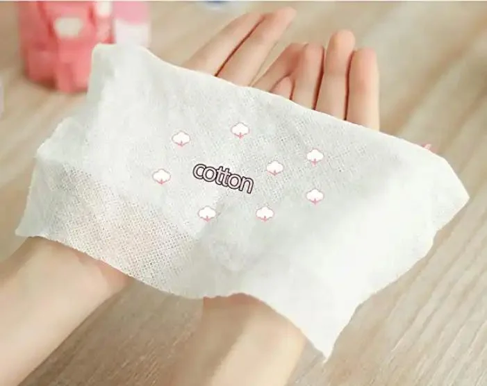 Хлопчатобумажные полотенца для лица Wet and Dry Facial Roll Tissue Clean Face Keep Dry Beauty Shop Nail Salon