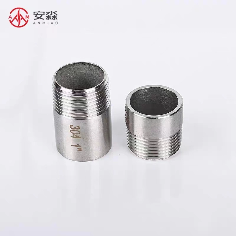 Stainless Steel 304 316 BSPT NPT Male Thread Half Nipple Coupling Connectors