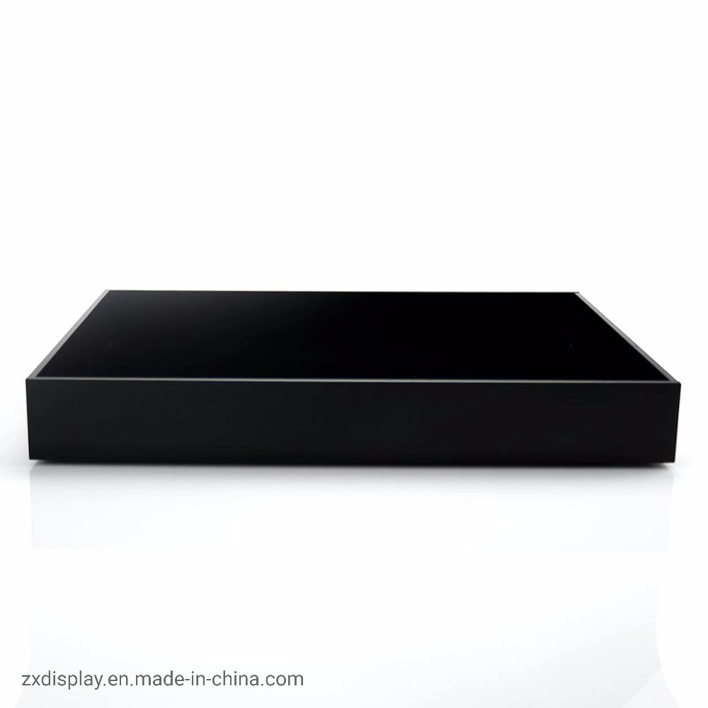 Wholesale/Supplier Luxury Black Acrylic Jewelry Display Tray Box