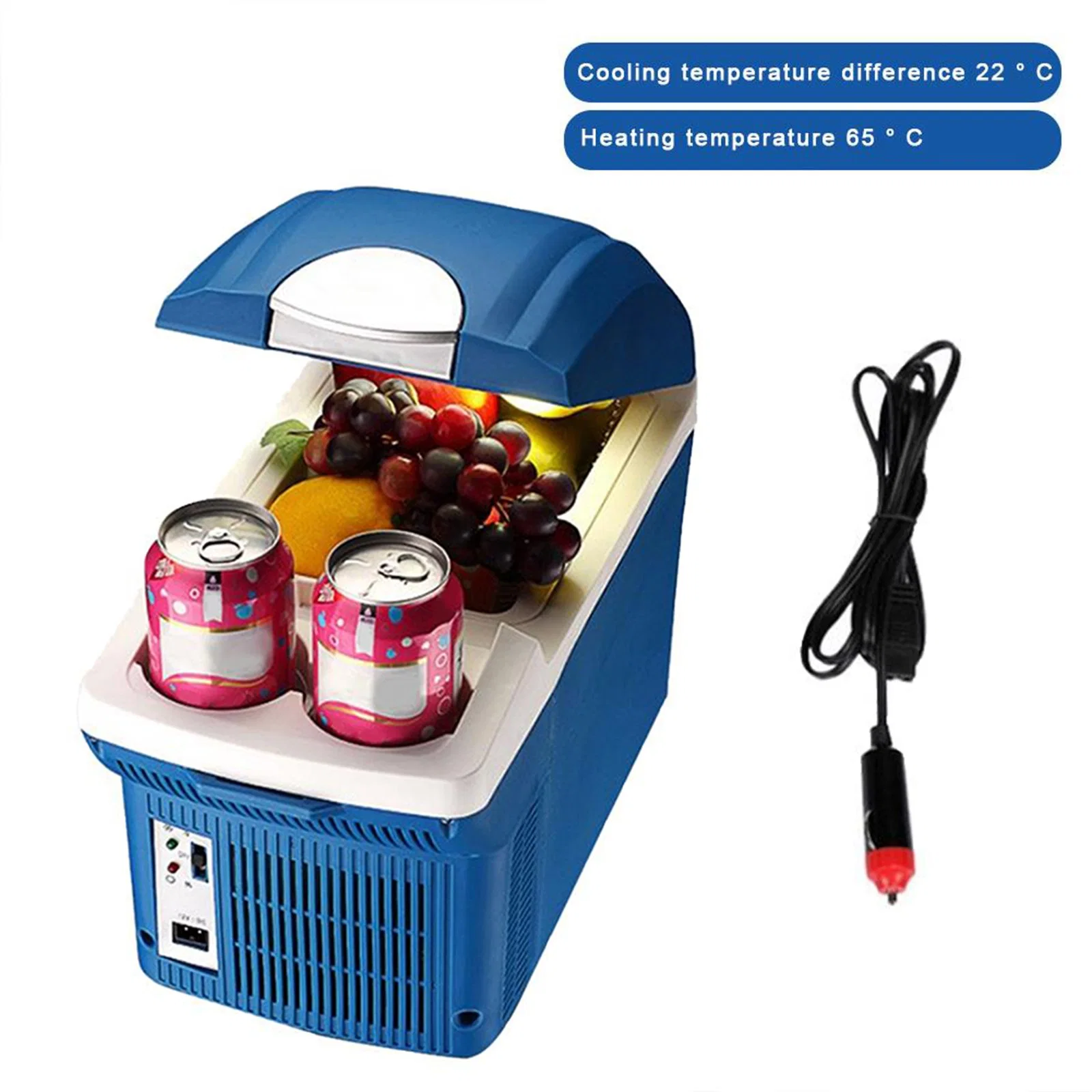 12V Portable Car Fridge Cooler Car Refrigerator Refrigerator in The Car Outdoor Camping Ice Refrigerator Travel