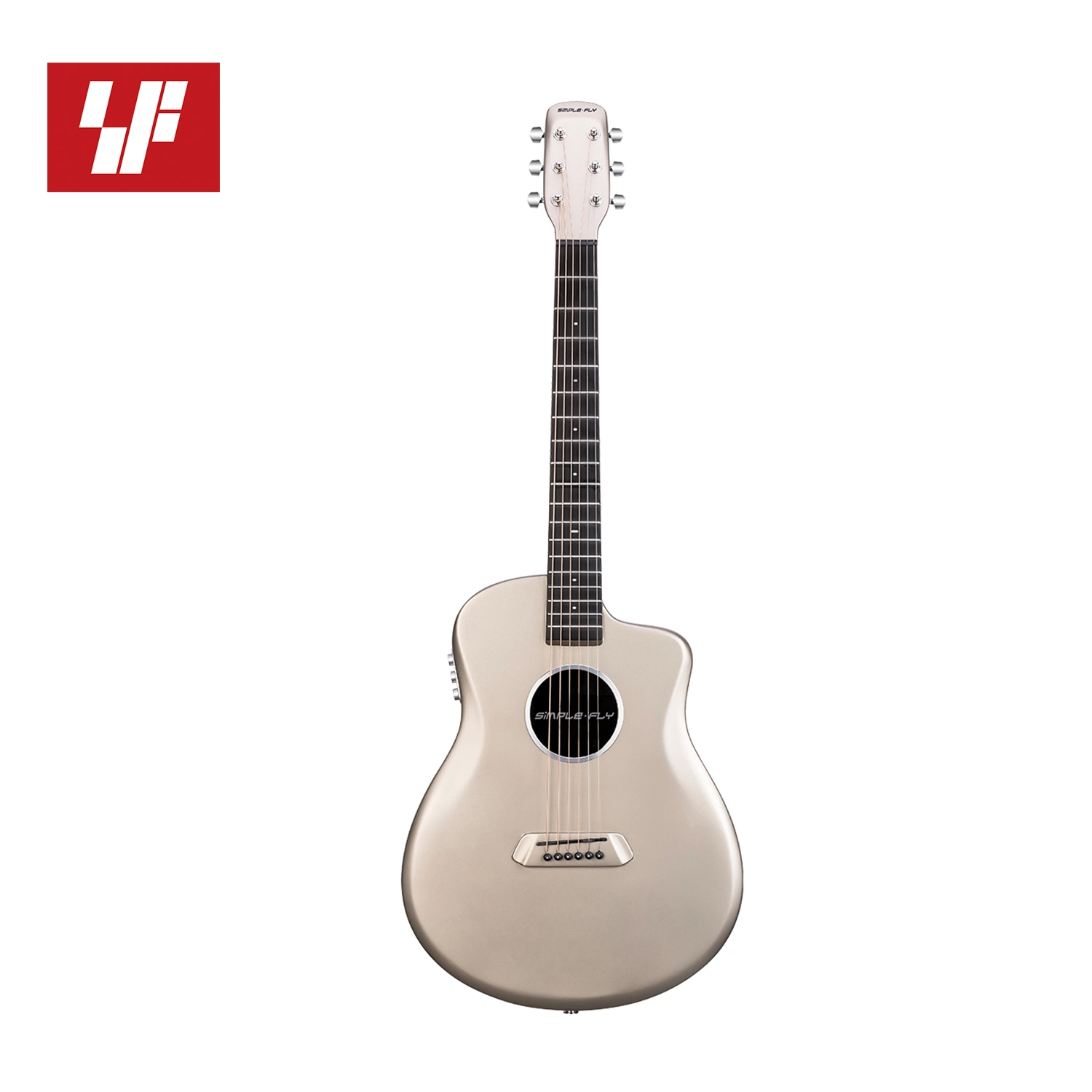 J1 Гитарная гитара из углеродного волокна Black&amp;Gold 2023 Новый материал Стиль Электронная Гитара
